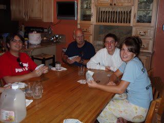 Dinner with the Hobbs and Grandpa Kupski